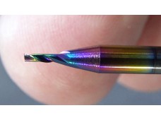 1.00 mm - one-flute carbide end mill - DLC coated